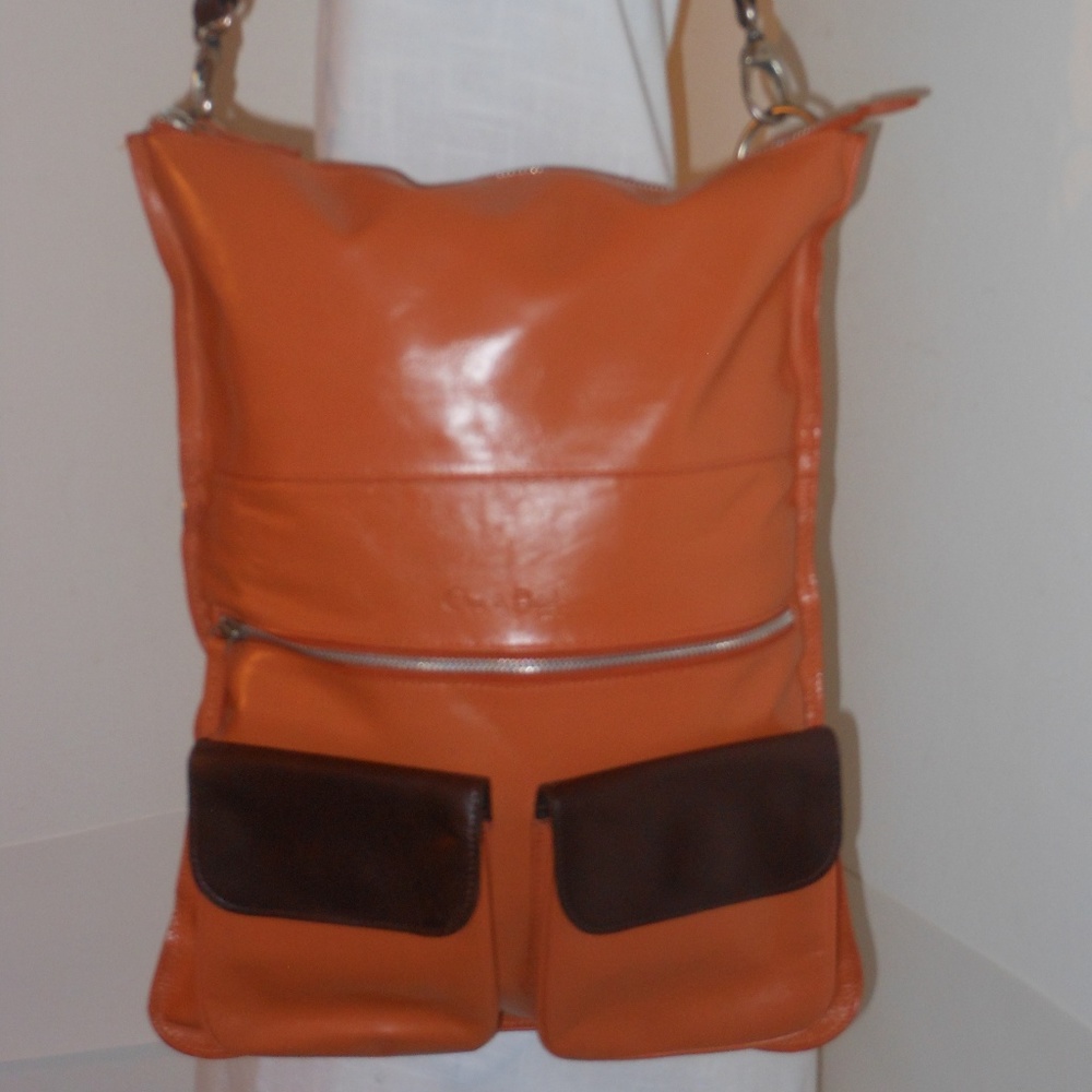 CLEO & PATEK MULTI-COLOR GENUINE LEATHER BAG - Picture 6 of 7
